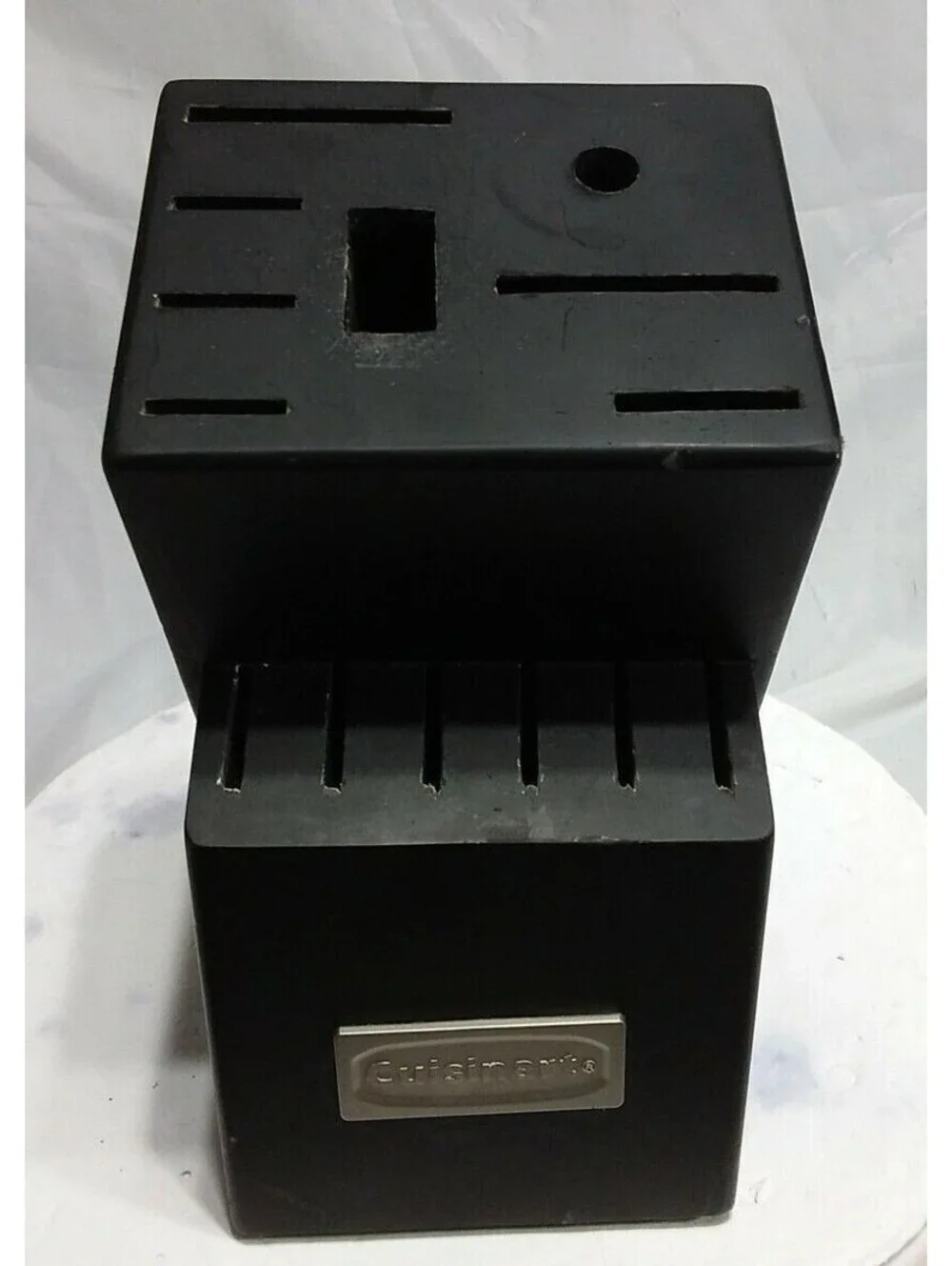Cuisinart 14-Slot Wood Knife Block Storage Holder Kitchen Organizer Black